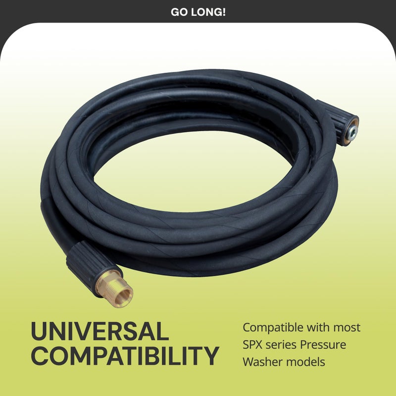 Sun Joe SPX-25HD 25 Ft Heavy-Duty Pressure Washer Extension Hose, M22-15 MM Connectors, Compatible with Sun Joe SPX Series (Except SPX4003), Manufacturer Original - Image 5